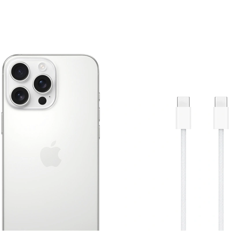 Смартфон Apple iPhone 16 Pro Max 256Gb eSim White Titanium
