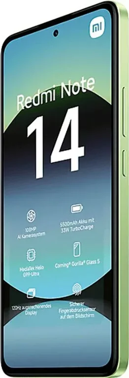 Смартфон Xiaomi Redmi Note 14 6/128 ГБ (NFC) Global, зеленый